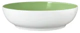 Миски салатные фарфоровые Seltmann Weiden Meadow Grasses Green 25 см, набор 2 шт, белые снаружи, зелёные внутри — фото 2