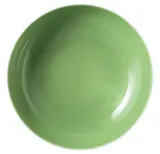Миски салатные фарфоровые Seltmann Weiden Meadow Grasses Green 25 см, набор 2 шт, белые снаружи, зелёные внутри — фото 3