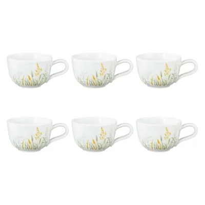 Чашки для эспрессо фарфоровые Seltmann Weiden Meadow Grasses Green 90 мл, набор 6 шт