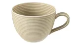 Чашки кофейные фарфоровые Seltmann Weiden Beat Color Glaze 350 мл, набор 6 шт, бежевые — фото 2