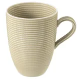 Кружки фарфоровые Seltmann Weiden Beat Color Glaze 350 мл, набор 6 шт, бежевые — фото 2