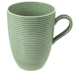 Кружки фарфоровые Seltmann Weiden Beat Color Glaze 350 мл, набор 6 шт, эвкалиптовые — фото 2