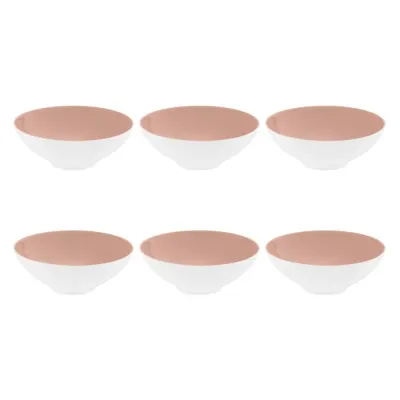 Пиалы фарфоровые Seltmann Weiden Life Fashion Posh Rose 14,5 см, набор 6 шт, светло-розовые