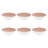 Пиалы фарфоровые Seltmann Weiden Life Fashion Posh Rose 14,5 см, набор 6 шт, светло-розовые — фото 1
