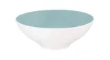 Пиалы фарфоровые Seltmann Weiden Life Fashion Green Chic 14,5 см, набор 6 шт, белые, мятные внутри — фото 2