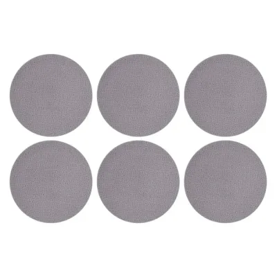 Тарелки для салата фарфоровые Seltmann Weiden Life Fashion Elegant Grey 22,5 см, набор 6 шт, серые