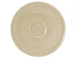 Блюдца фарфоровые Seltmann Weiden Beat Color Glaze 16,5 см, набор 6 шт, бежевые — фото 2