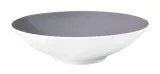 Тарелки суповые глубокие фарфоровые Seltmann Weiden Life Fashion Elegant Grey 20 см, набор 6 шт, белые с серым внутри — фото 2