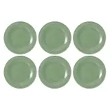 Тарелки обеденные фарфоровые Seltmann Weiden Beat Color Glaze 27,5 см, набор 6 шт, цвет эвкалипт — фото 1