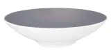 Тарелки суповые глубокие фарфоровые Seltmann Weiden Life Fashion Elegant Grey 23 см, набор 6 шт, белые с серым внутри — фото 2