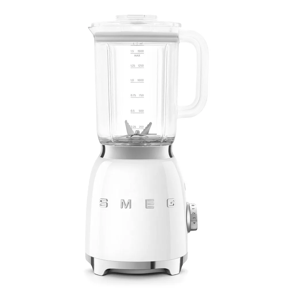 Блендер стационарный Smeg 50's Retro Style BLF03WHEU 800 Вт, 1,5 л белый