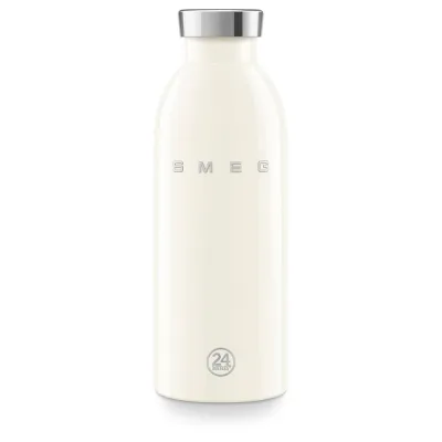 Термобутылка Smeg x 24Bottles 50's Style WBF01CR 500 мл, нержавеющая сталь 18/8, кремовая