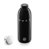 Термобутылка Smeg x 24Bottles 50's Style WBF01BL 500 мл, нержавеющая сталь 18/8, чёрная — фото 2