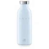 Термобутылка Smeg x 24Bottles 50's Style WBF01PB 500 мл, нержавеющая сталь 18/8, пастельно-голубая — фото 1
