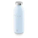 Термобутылка Smeg x 24Bottles 50's Style WBF01PB 500 мл, нержавеющая сталь 18/8, пастельно-голубая — фото 5