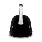 Чайник со свистком Smeg 50's Retro Style 2,3 л, алюминий и нержавеющая сталь, чёрный — фото 3
