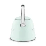 Чайник со свистком Smeg 50's Retro Style 2,3 л, алюминий и нержавеющая сталь, пастельно-зелёный — фото 4