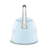 Чайник со свистком Smeg 50's Retro Style 2,3 л, алюминий и нержавеющая сталь, пастельно-голубой — фото 4