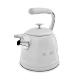 Чайник со свистком Smeg 50's Retro Style 2,3 л, алюминий и нержавеющая сталь, серебристый — фото 3
