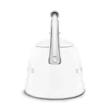 Чайник со свистком Smeg 50's Retro Style 2,3 л, алюминий и нержавеющая сталь, белый — фото 4