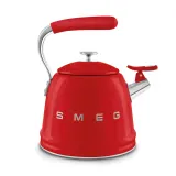 Чайник со свистком Smeg 50's Retro Style 2,3 л, алюминий и нержавеющая сталь, красный — фото 4