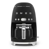 Капельная кофеварка Smeg 50's Retro Style DCF02BLMEU, 1050 Вт, чёрная матовая — фото 1