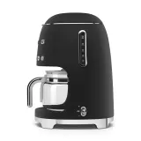 Капельная кофеварка Smeg 50's Retro Style DCF02BLMEU, 1050 Вт, чёрная матовая — фото 4