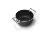 Кастрюля Smeg 50's Style CSF2412BLM 24 см, 5,4 л, керамическое антипригарное покрытие, чёрная матовая — фото 8