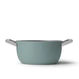 Кастрюля Smeg 50's Style CSF2412EGM 24 см, 5,4 л, керамическое антипригарное покрытие, изумрудная матовая — фото 7