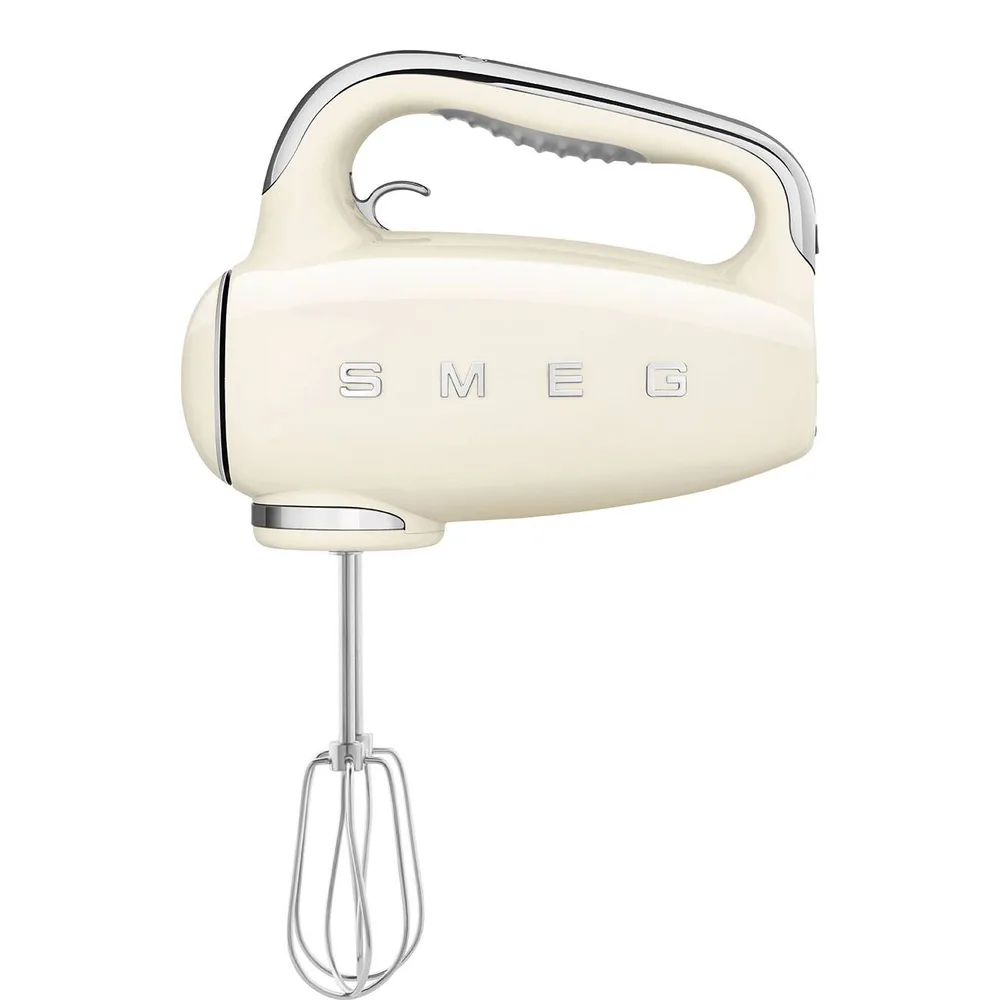 Ручной миксер Smeg 50's Style HMF01CREU, 250 Вт, 9 скоростей, кремовый