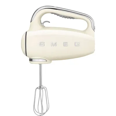 Ручной миксер Smeg 50's Style HMF01CREU, 250 Вт, 9 скоростей, кремовый