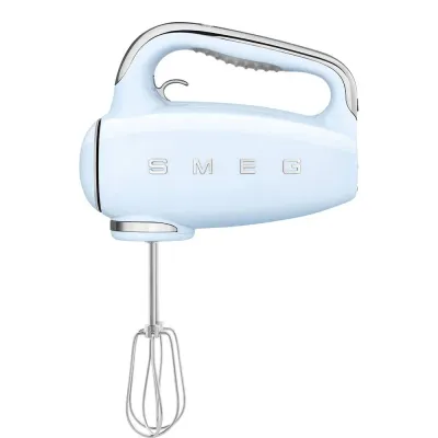 Ручной миксер Smeg 50's Style HMF01PBEU, 250 Вт, 9 скоростей, пастельно-голубой
