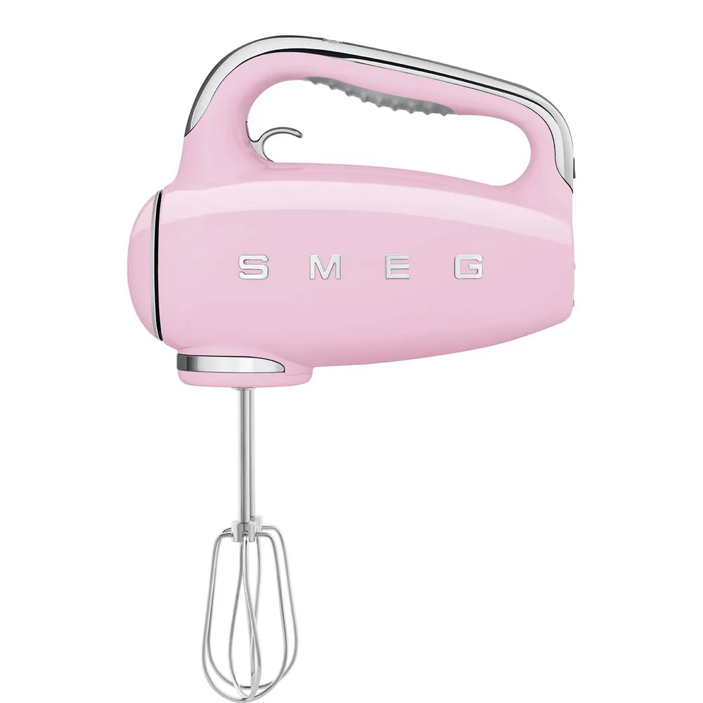 Ручной миксер Smeg 50's Style HMF01PKEU, 250 Вт, 9 скоростей, пастельно-розовый