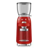 Кофемолка Smeg 50's Retro Style CGF01RDEU, 150 Вт, 30 степеней помола, красная — фото 1