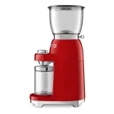 Кофемолка Smeg 50's Retro Style CGF01RDEU, 150 Вт, 30 степеней помола, красная — фото 3
