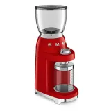 Кофемолка Smeg 50's Retro Style CGF01RDEU, 150 Вт, 30 степеней помола, красная — фото 5
