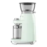 Кофемолка Smeg 50's Style CGF03PGEU, 150 Вт, 15 степеней помола, пастельно-зелёная — фото 2