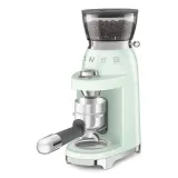 Кофемолка Smeg 50's Style CGF03PGEU, 150 Вт, 15 степеней помола, пастельно-зелёная — фото 6