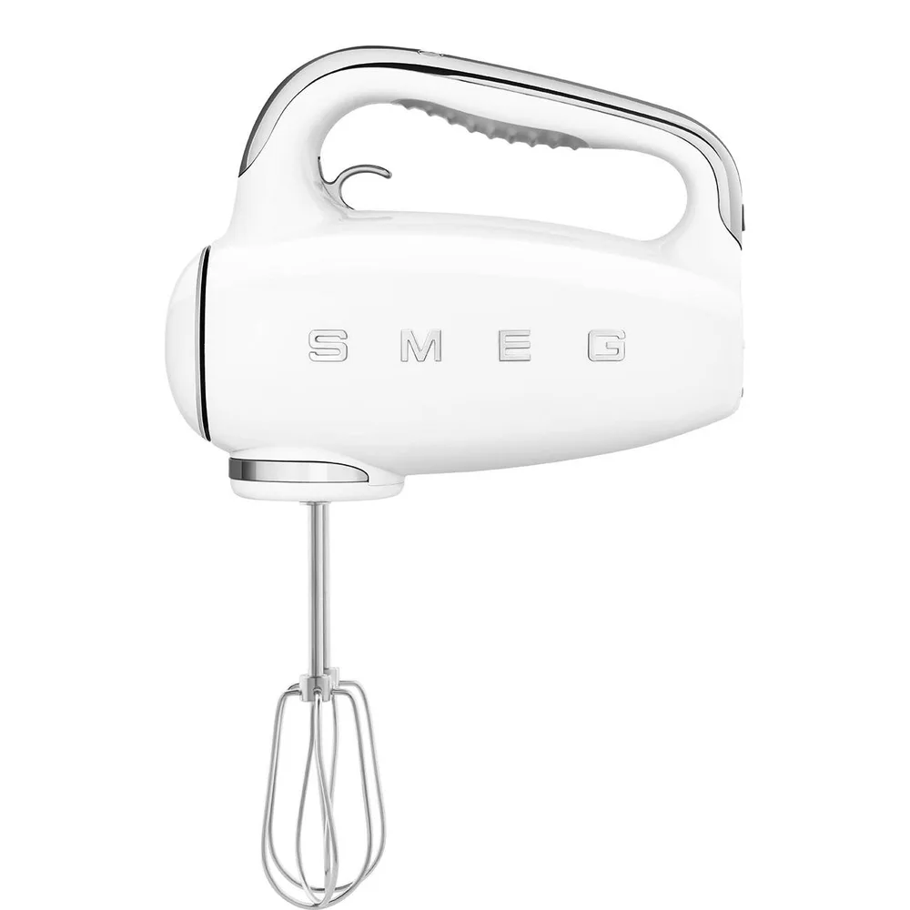Ручной миксер Smeg 50's Style HMF01WHEU, 250 Вт, 9 скоростей, белый