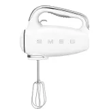 Ручной миксер Smeg 50's Style HMF01WHEU, 250 Вт, 9 скоростей, белый — фото 1