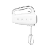 Ручной миксер Smeg 50's Style HMF01WHEU, 250 Вт, 9 скоростей, белый — фото 3