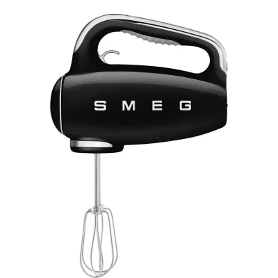 Ручной миксер Smeg 50's Style HMF01BLEU, 250 Вт, 9 скоростей, чёрный