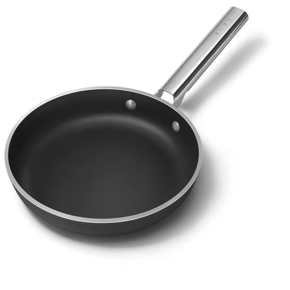 Сковорода Smeg 50's Style FPF2402BLM 24 см чёрная, для омлетов, мяса и овощей