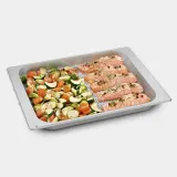 Противень перфорированный Smeg BX640PL для паровых духовок, нержавеющая сталь, 40 x 455 x 352 мм — фото 3