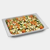 Противень перфорированный Smeg BX640PL для паровых духовок, нержавеющая сталь, 40 x 455 x 352 мм — фото 4