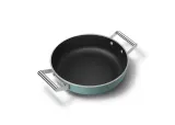 Глубокая сковорода Smeg 50's Style DPF2812EGM 28 см изумрудная, с крышкой, для жарки и тушения — фото 8