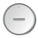 Крышка Smeg 50's Style CKFL2001 21,5 см, закалённое стекло и нержавеющая сталь, до 250 градусов — фото 3