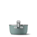 Сотейник Smeg 50's Style SPF2012EGM 20 см, 3,1 л, керамическое антипригарное покрытие, изумрудный — фото 3