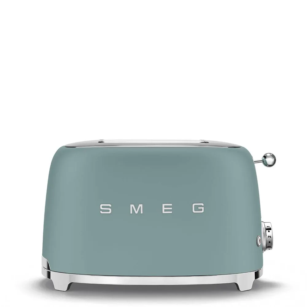 Тостер на 2 ломтика Smeg 50's Retro Style TSF01EGMEU 950 Вт матовый изумрудный