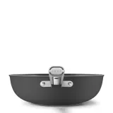 Вок Smeg 50's Style WOF3002BLM 30 см чёрный, 6,6 л, керамическое покрытие, индукция и духовка — фото 3